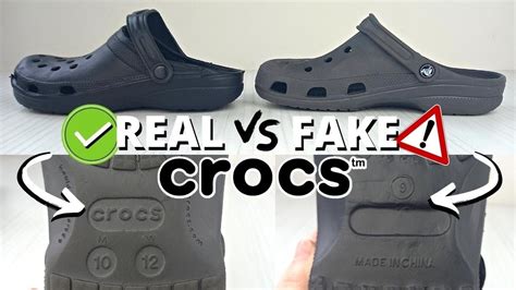 crocs bag original vs fake|difference between crocs and originals.